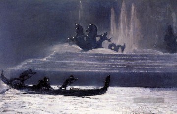  Marinemaler Malerei - Der Brunnen in der Nacht Welten Columbian Exposition Realismus Marinemaler Winslow Homer